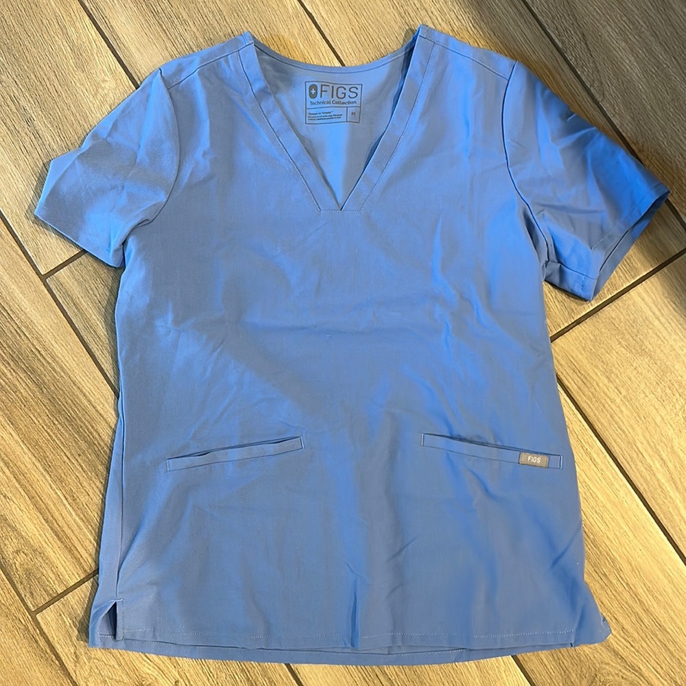 Figs Top, blue, size medium